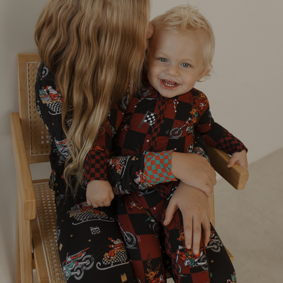 Rudolph The Red Nose Racer Zip Up Pajamas *PREORDER - SHIPPING OUT BETWEEN DEC 10 - DEC 16*