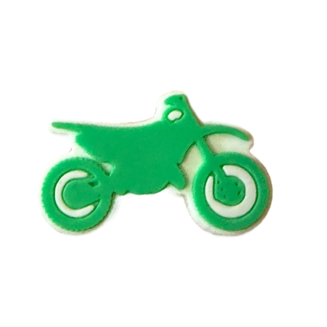 Dirt Bike Croc Charm