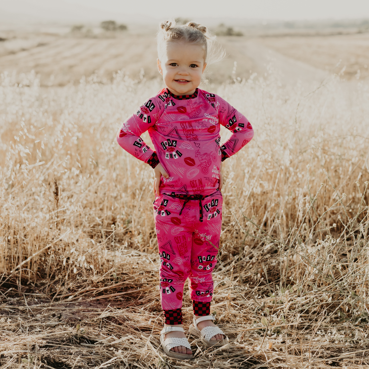 Fast Like A Girl 2 Piece Pajamas / PREORDER: est shipping Nov 16 - Dec 9