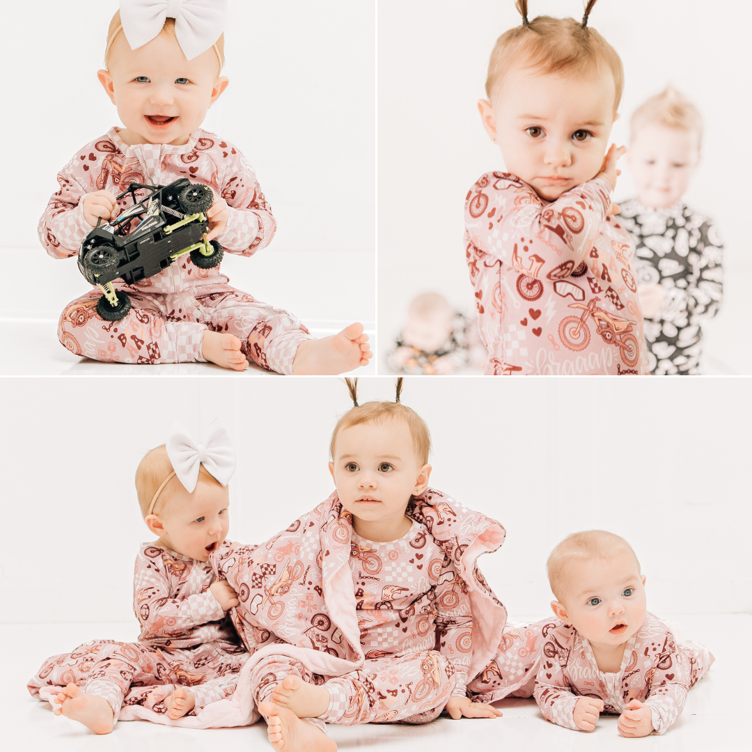 Braaap Like A Girl Zip Up Pajamas / PREORDER ships Jan 12 - 16