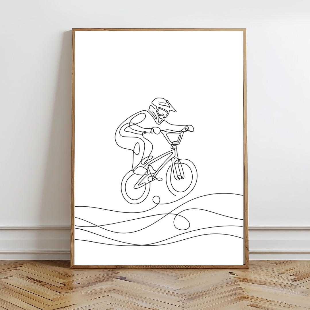 BMX Line Wall Prints - Digital Download