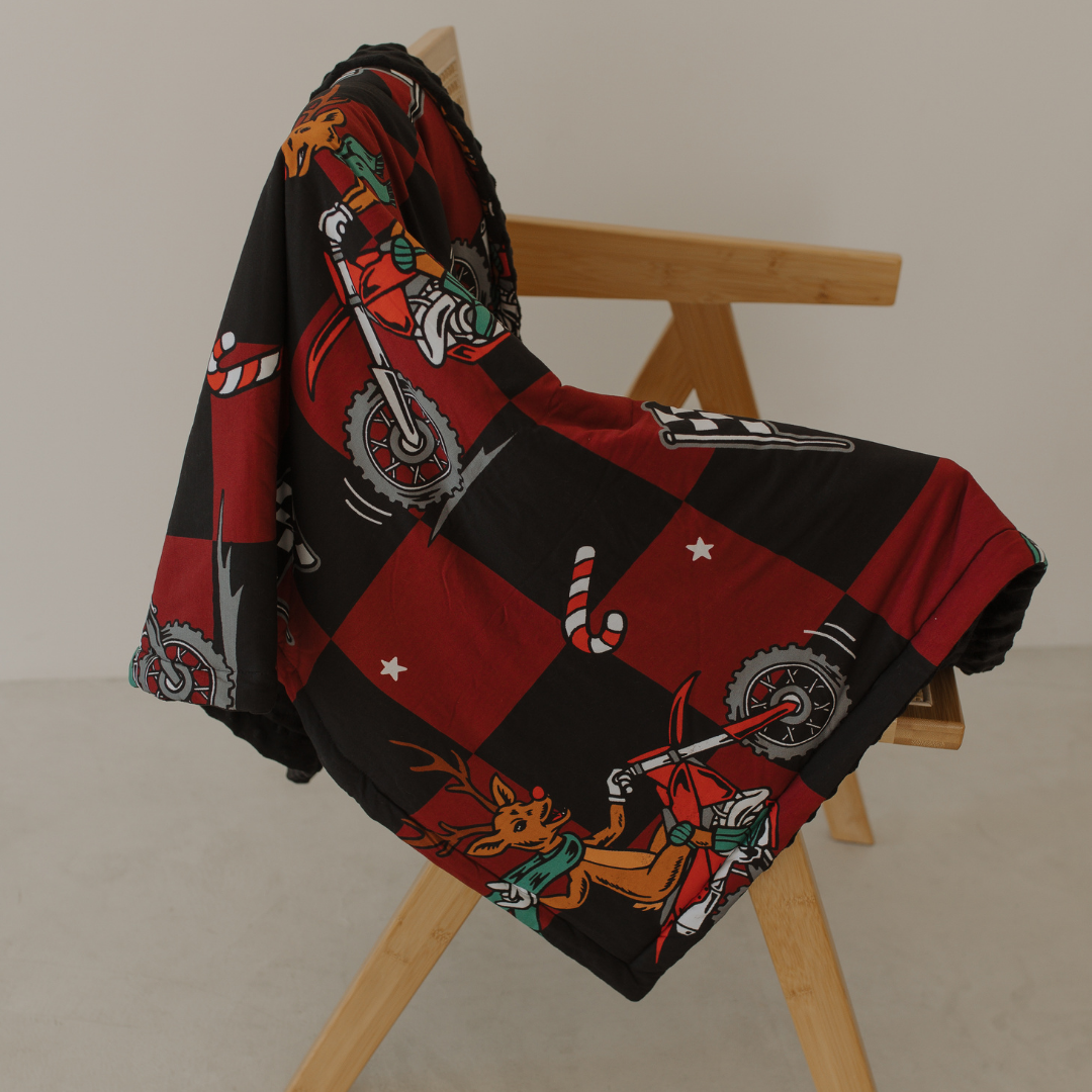 Rudolph The Red nose Racer Blanket / Large *PREORDER - SHIPPING OUT BETWEEN DEC 10 - DEC 16*