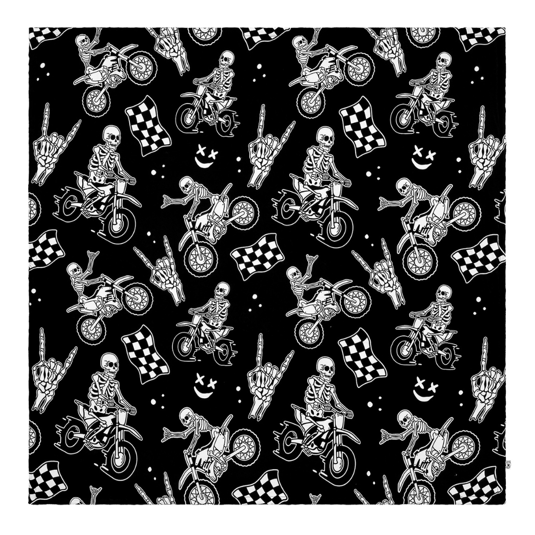 Bikes N Bones Blanket / Large / PREORDER ships Jan 12 - 16