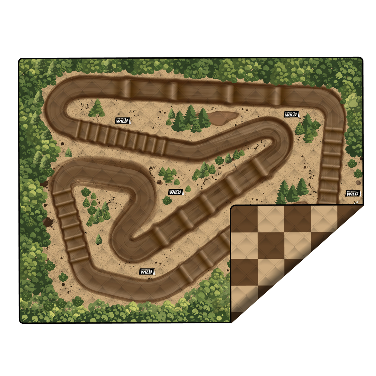 Double Sided Motocross Track Mat / PREORDER: shipping October 5–19