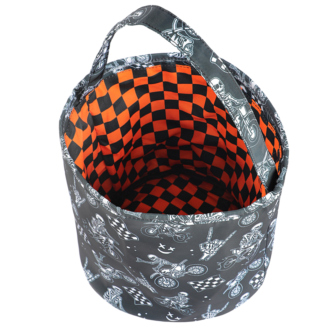 Bikes N Bones Fabric Basket