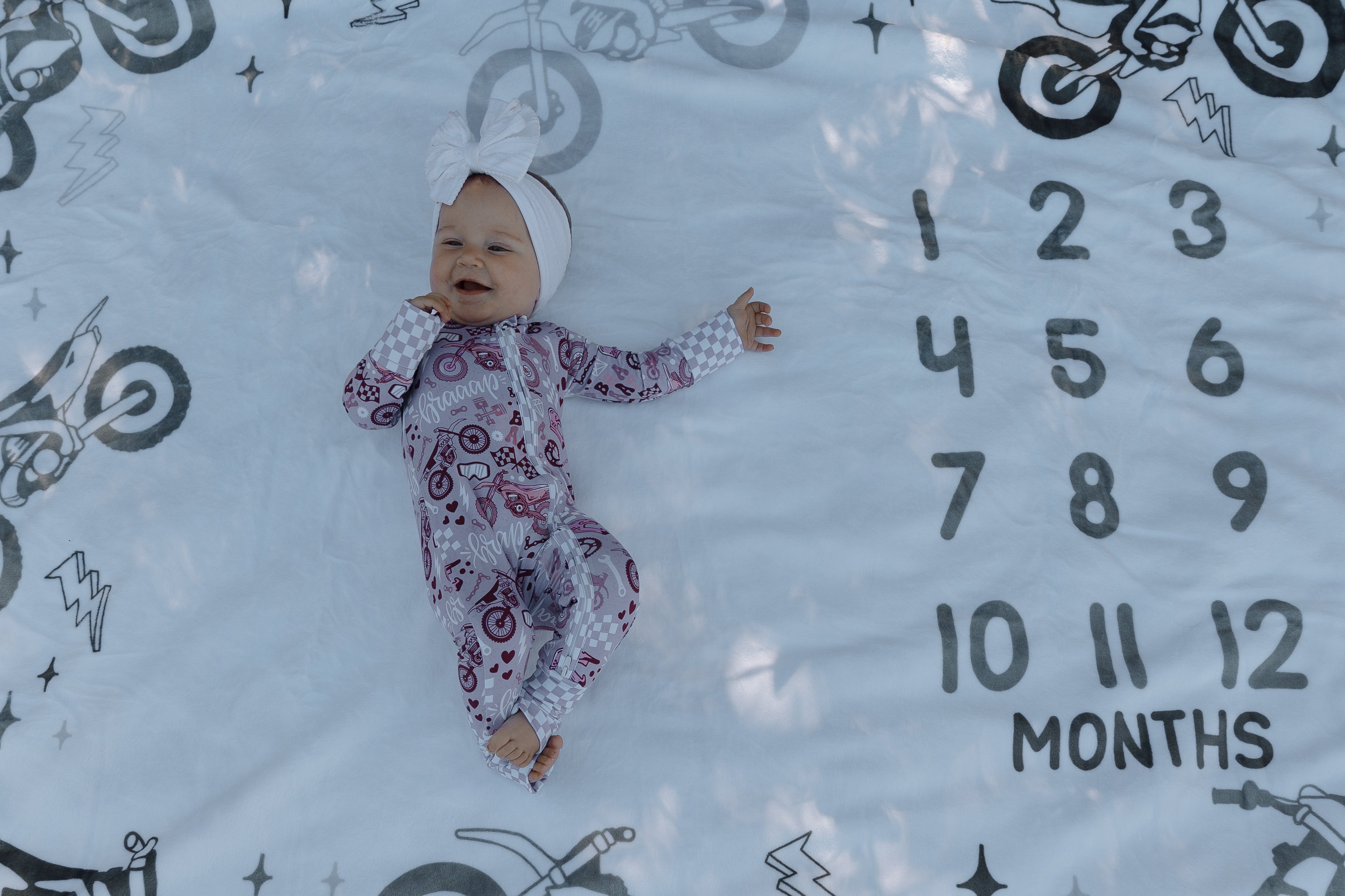 Moto Milestone Blanket