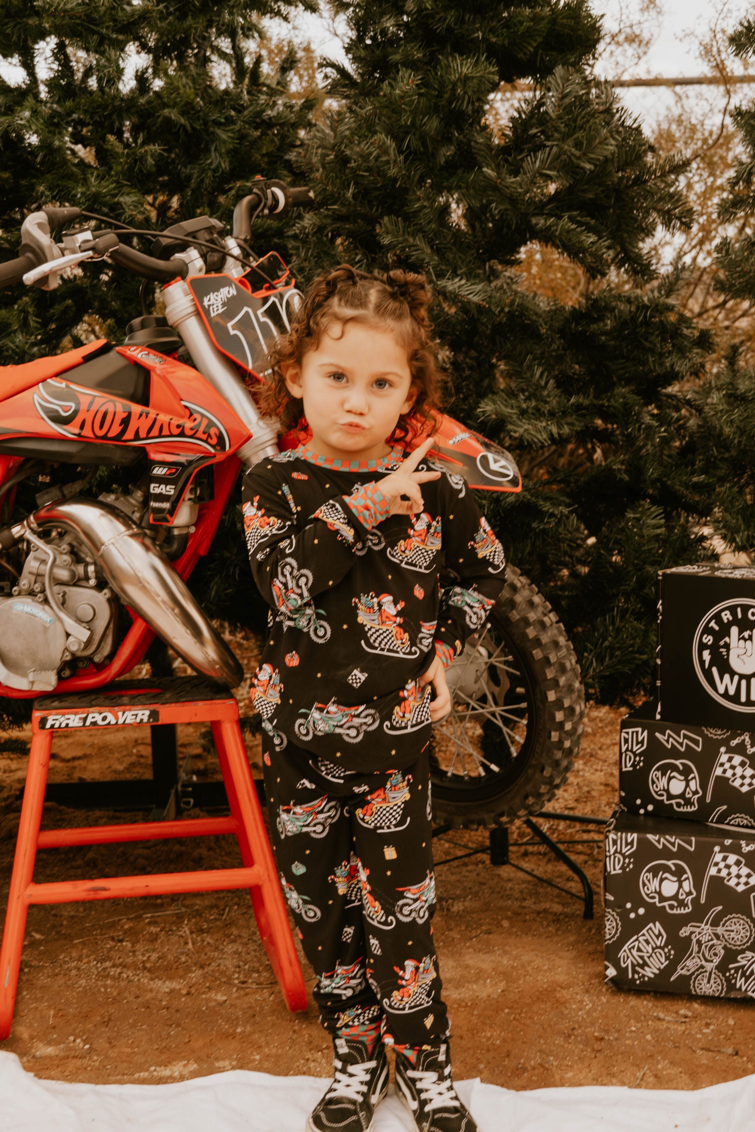 Santas Speedy Sleigh Toddler & Youth Pajamas *PREORDER - SHIPPING OUT BETWEEN DEC 10 - DEC 16*