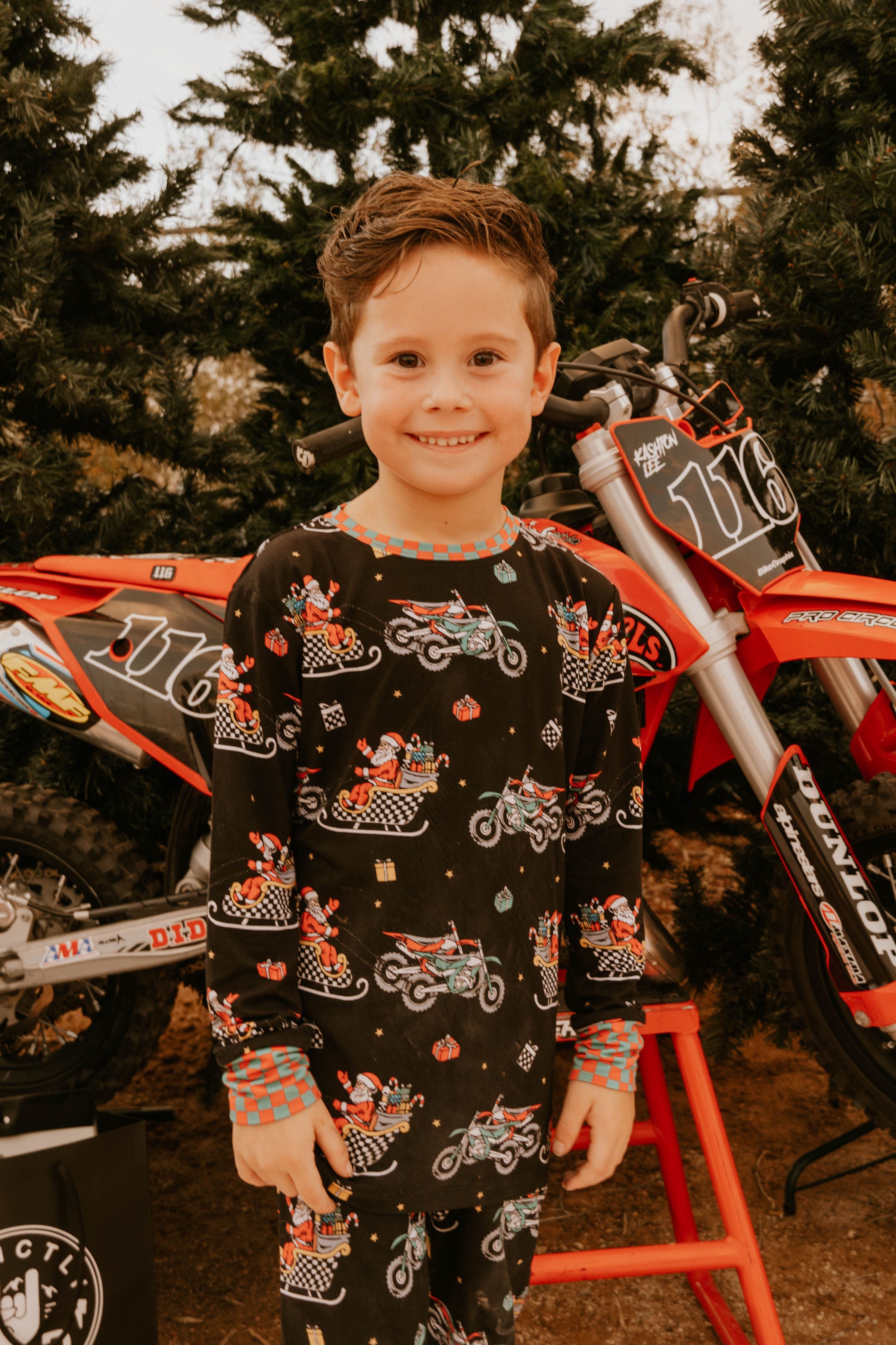 Santas Speedy Sleigh Toddler & Youth Pajamas *PREORDER - SHIPPING OUT BETWEEN DEC 10 - DEC 16*