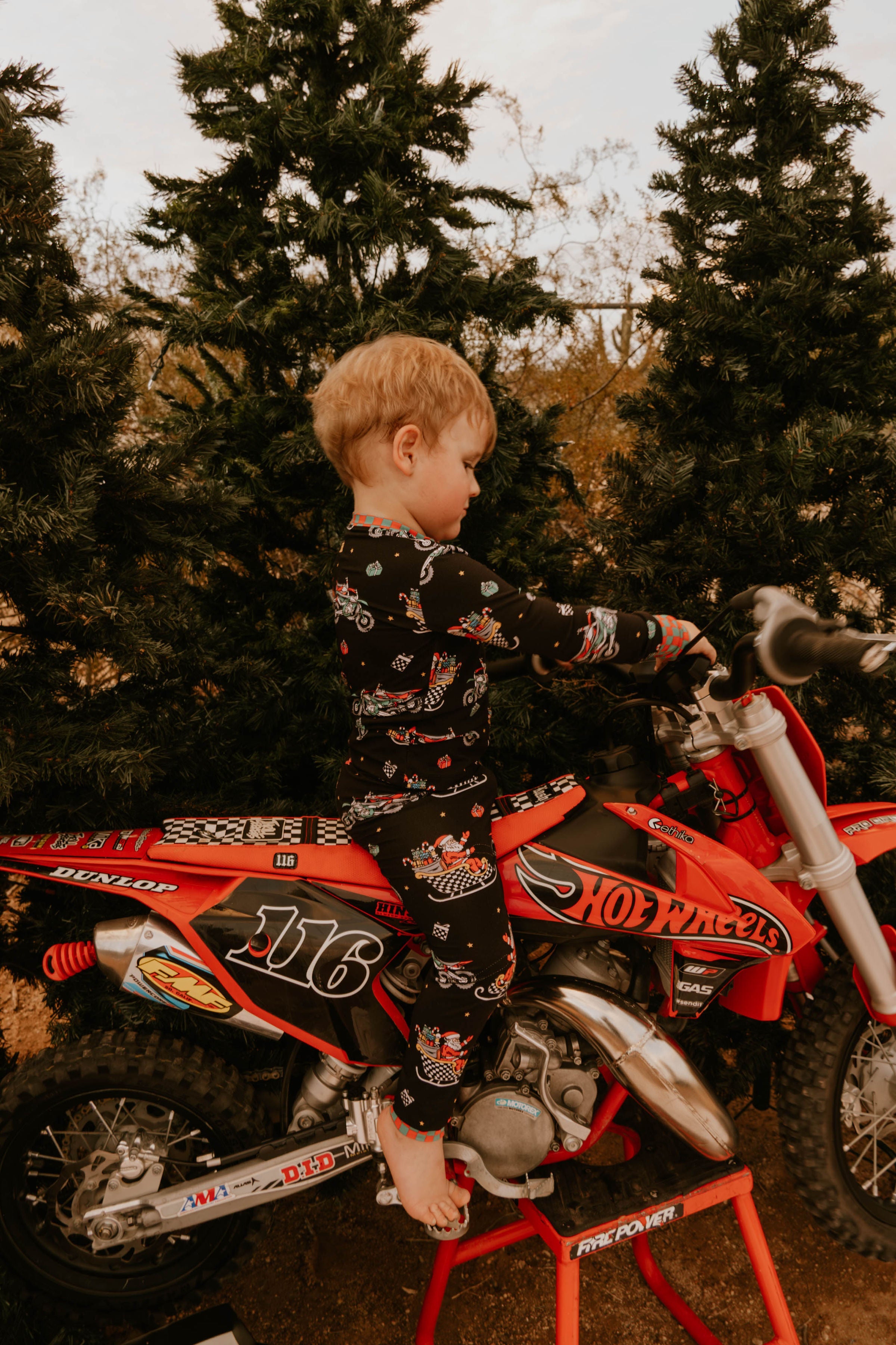 Santas Speedy Sleigh Toddler & Youth Pajamas *PREORDER - SHIPPING OUT BETWEEN DEC 10 - DEC 16*