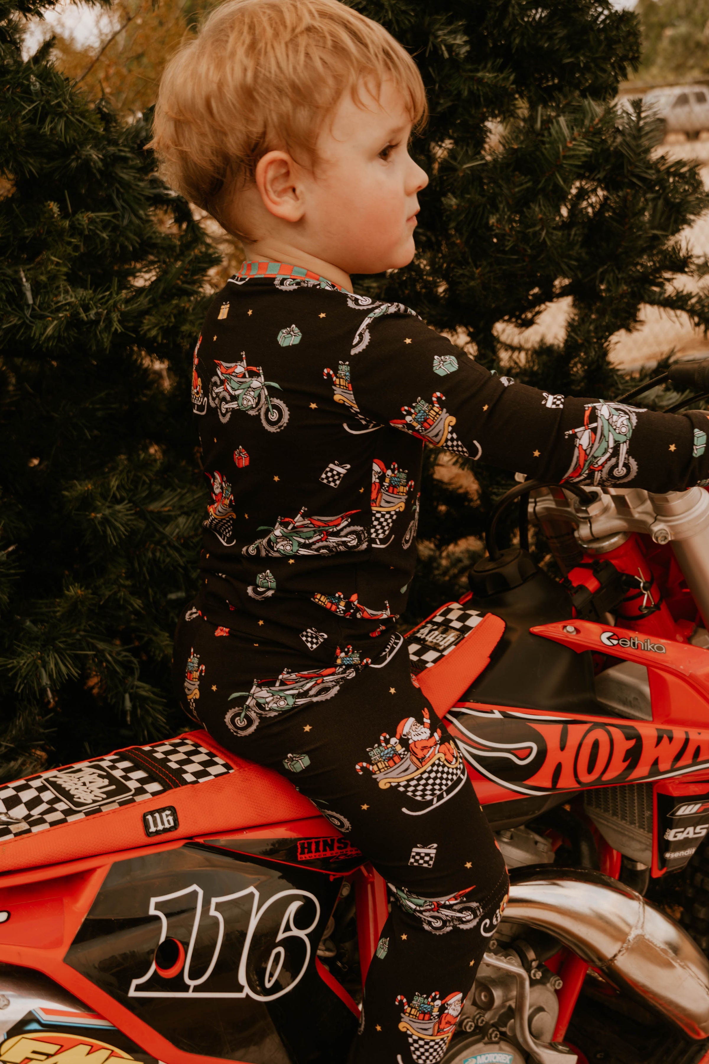 Santas Speedy Sleigh Toddler & Youth Pajamas *PREORDER - SHIPPING OUT BETWEEN DEC 10 - DEC 16*