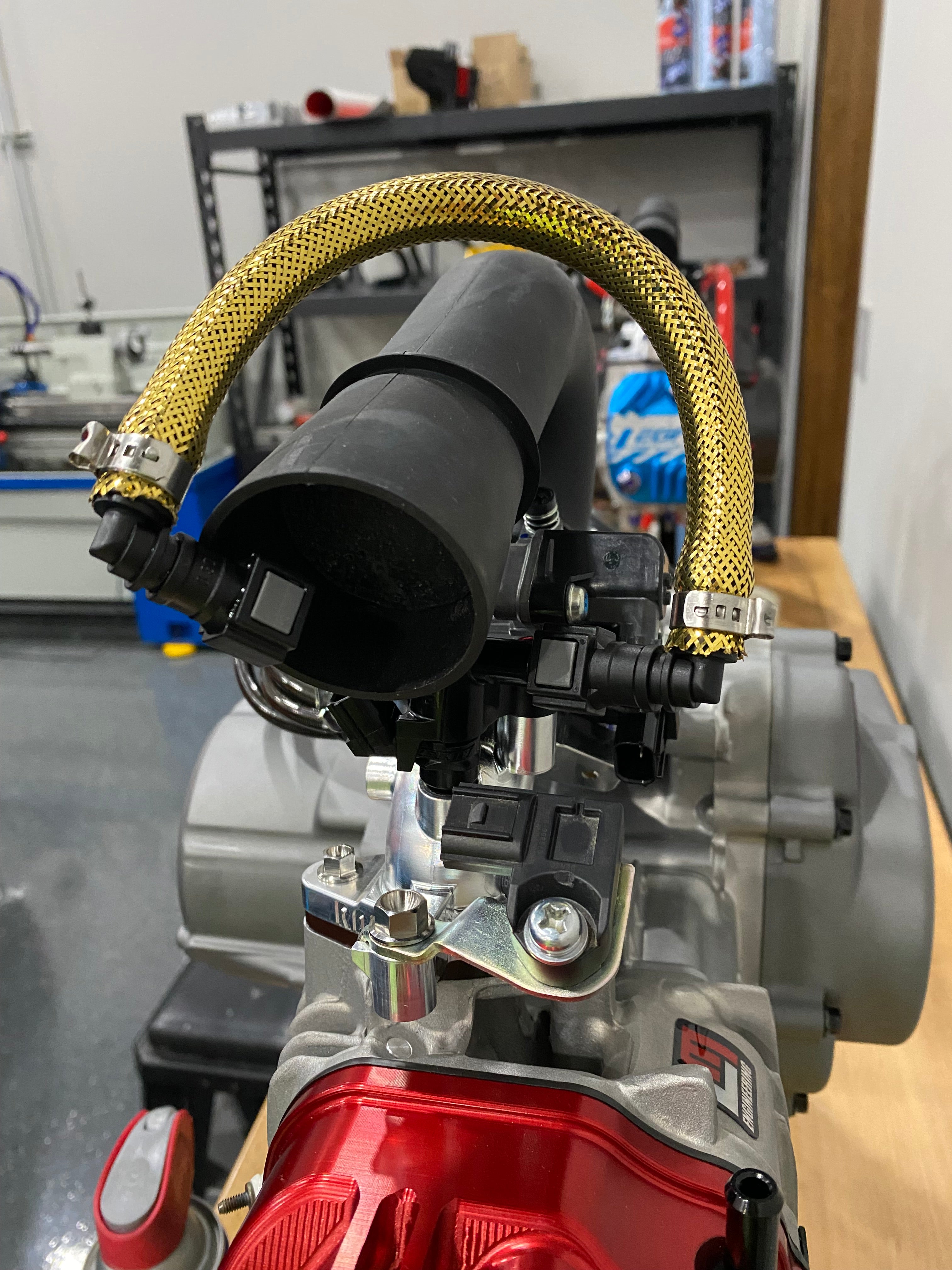 CRF110 high capacity fuel line