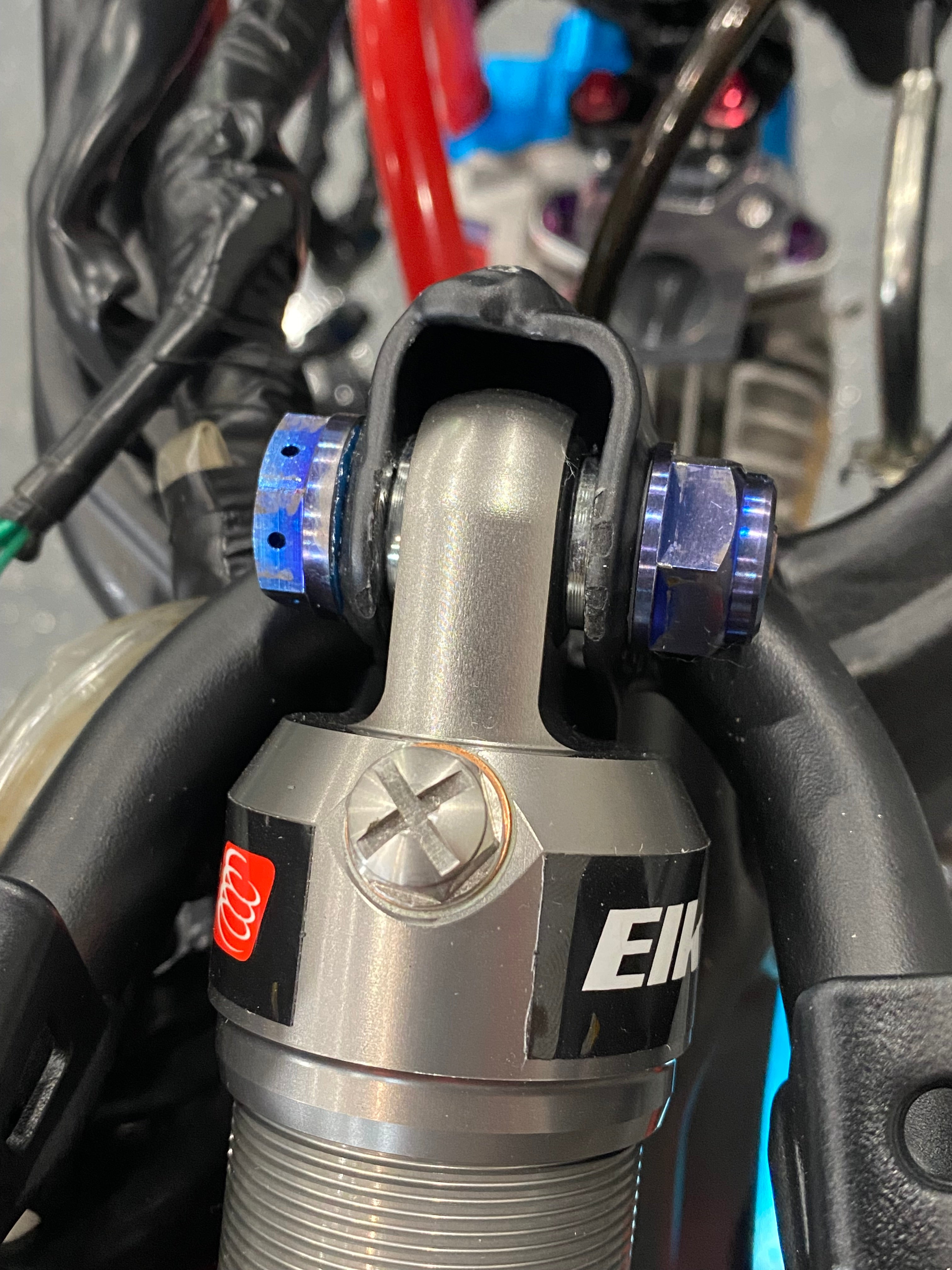 CRF110 Titanium shock bolts