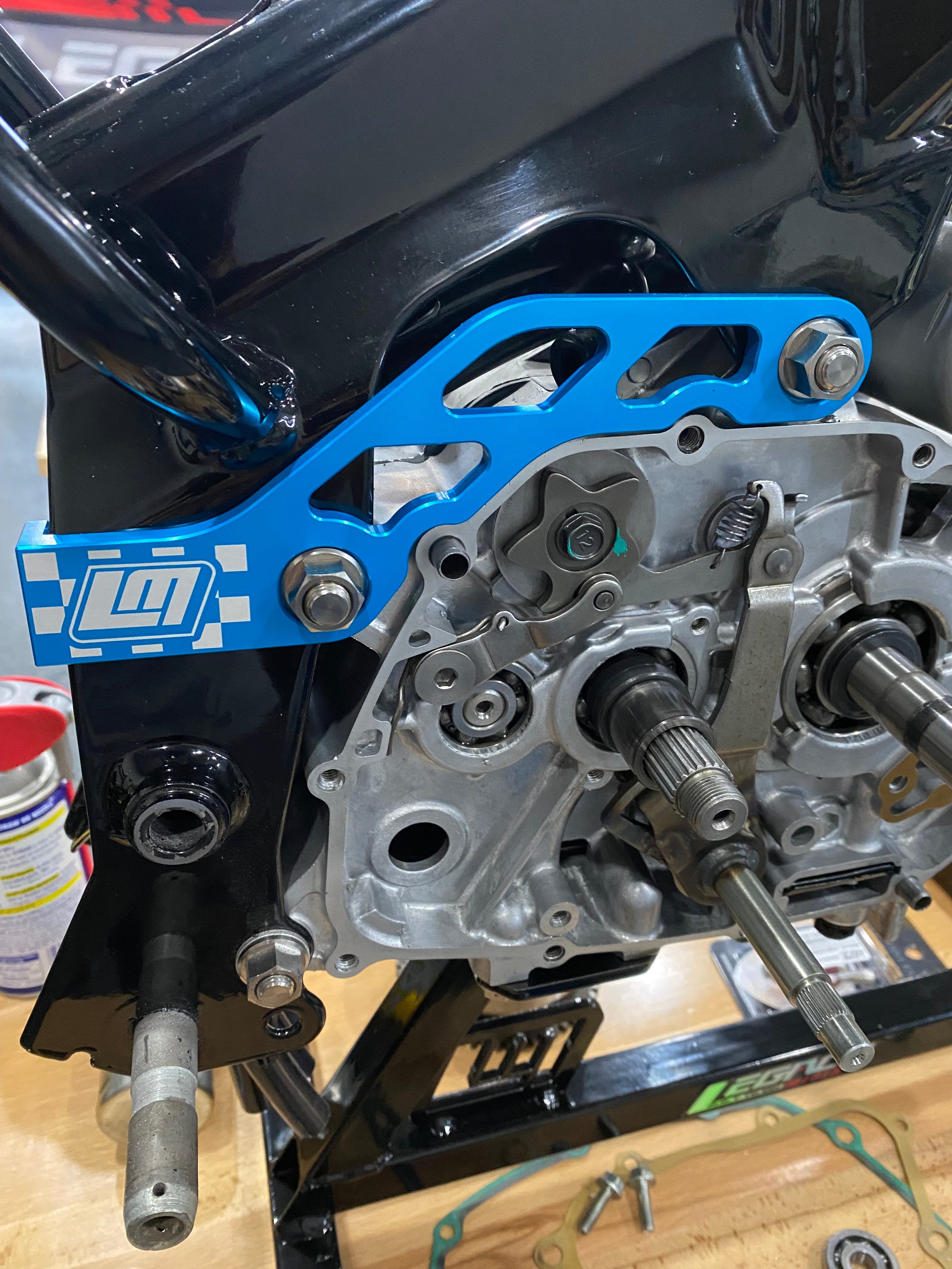 CRF110 TITANIUM ENGINE MOUNT BOLT KIT (EXTENDED)