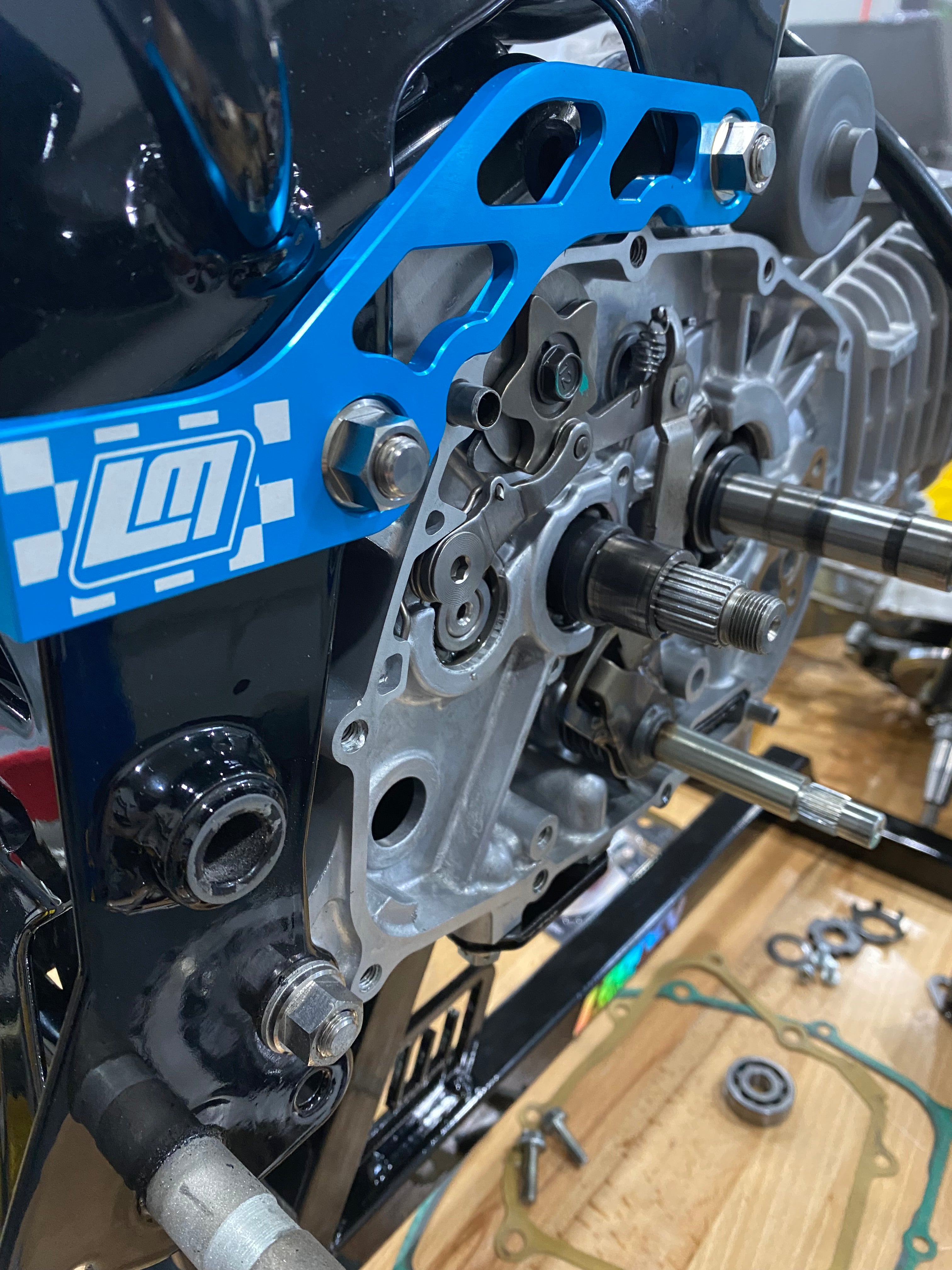 CRF110 TITANIUM ENGINE MOUNT BOLT KIT (EXTENDED)