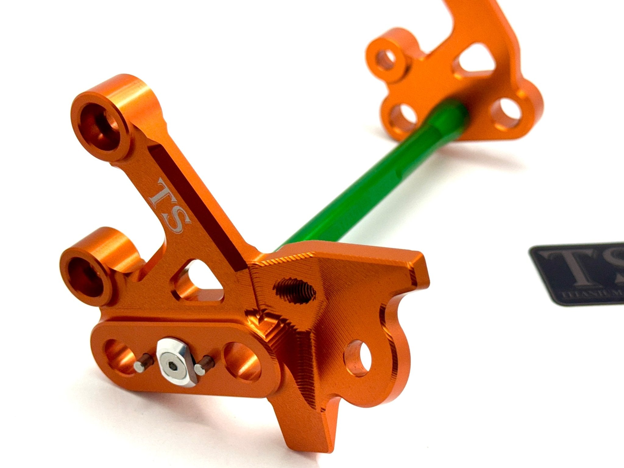 Custom CNC Aluminum Footpeg Bracket Assembly E-Ride Pro