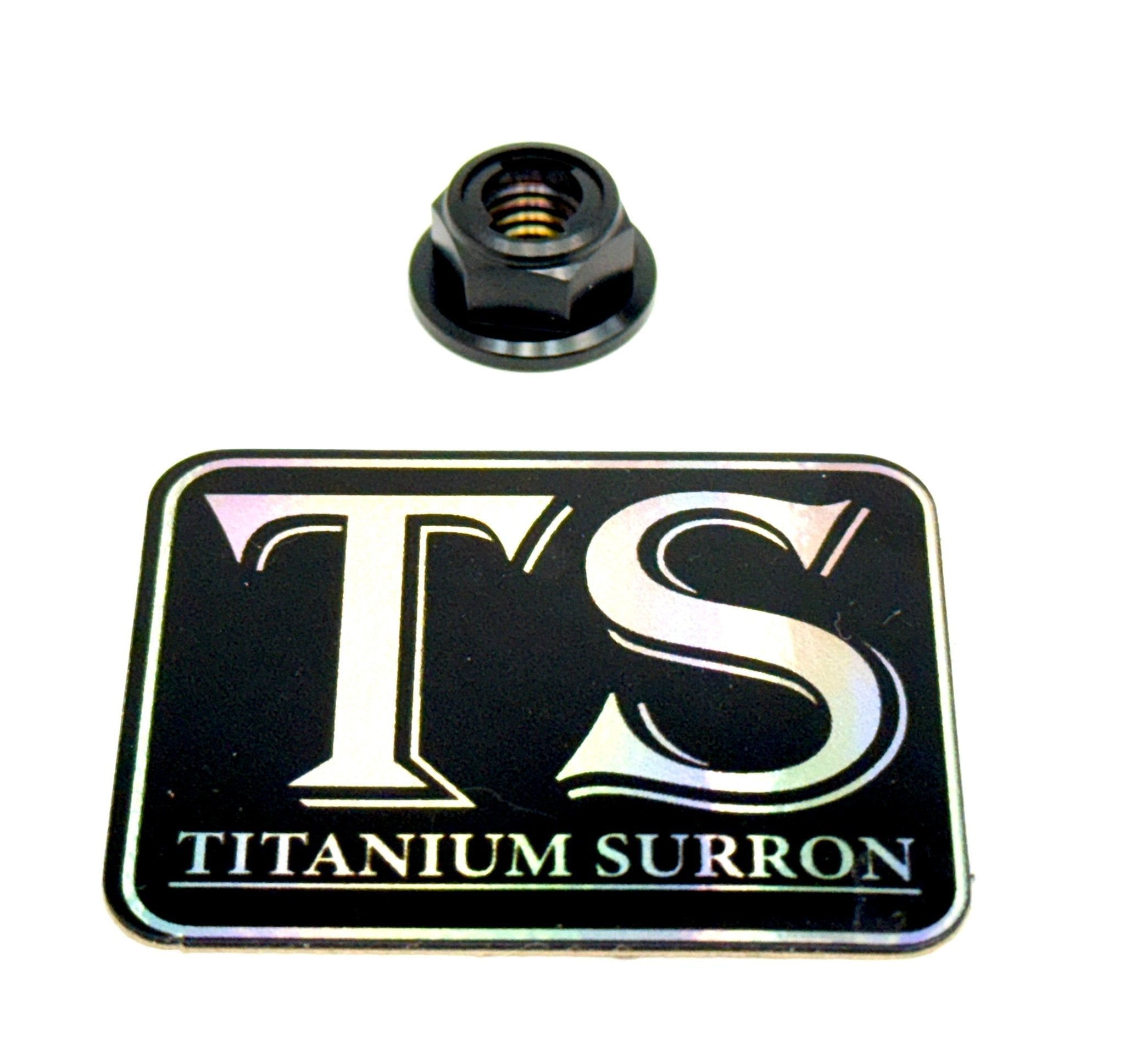 Titanium Lock M8 Nut - M8x1.25