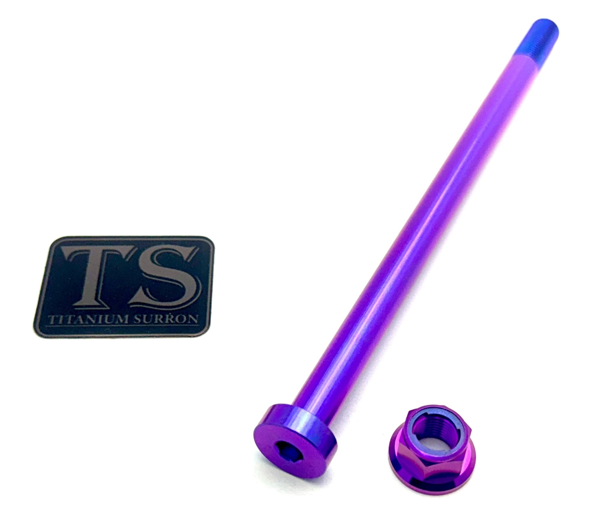 Titanium Rear Axle and Nut - Talaria (Two pcs)