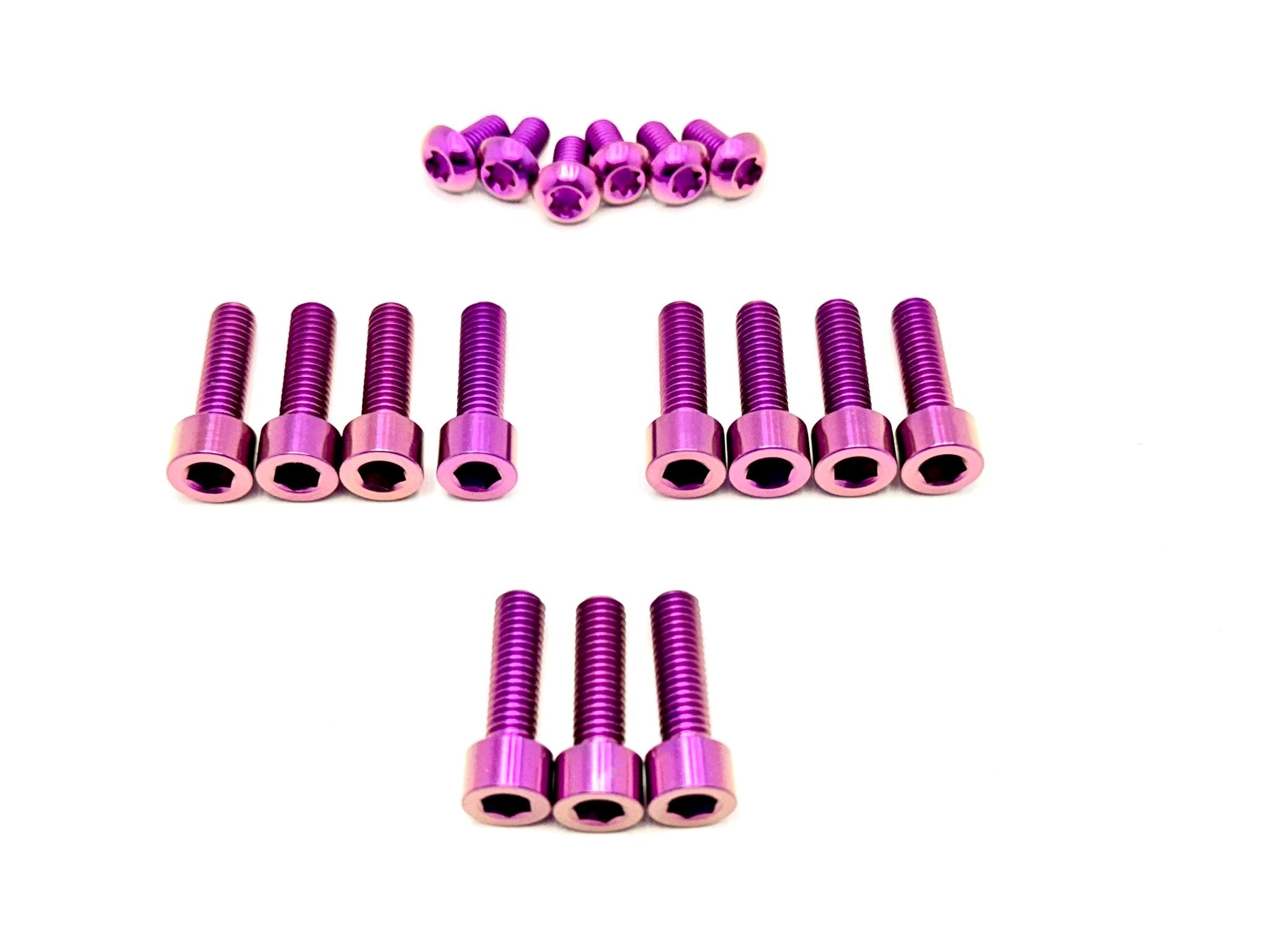 Titanium RFloXa Hawk 35 Pro and Max Fork Bolt Kits (21 pcs)