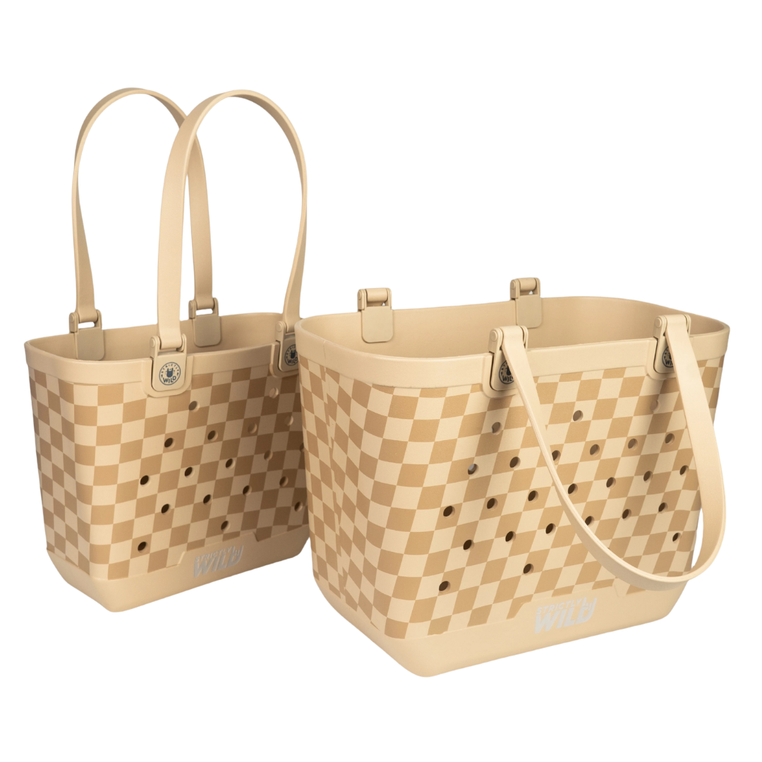 Desert Checker Moto Tote