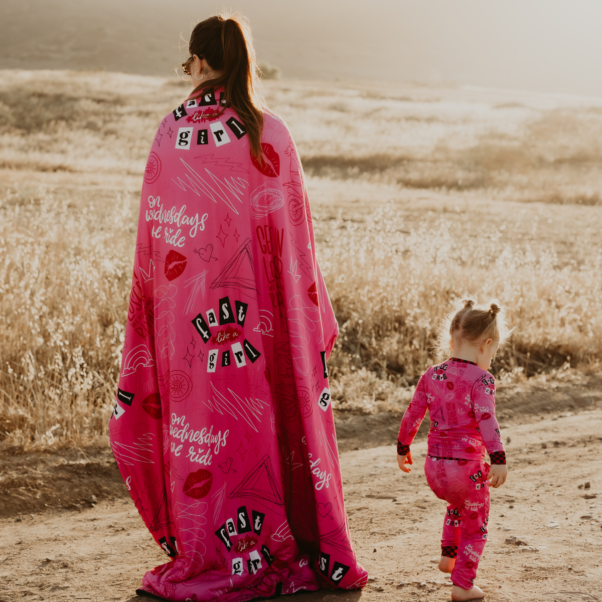 Fast Like A Girl 2 Piece Pajamas / PREORDER: est shipping Nov 16 - Dec 9