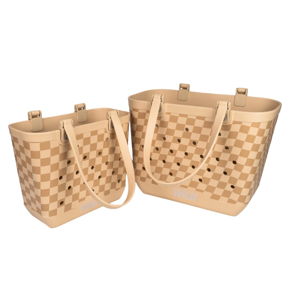 Desert Checker Moto Tote