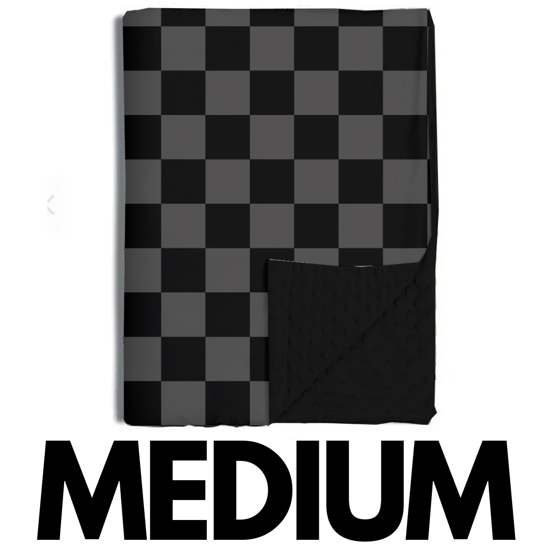 Stealth Checker Blankets / PREORDER: est shipping Nov 16 - Dec 9