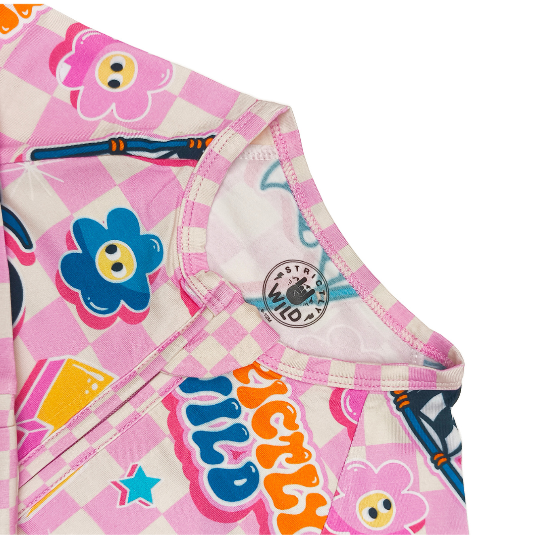 Groovy Zip Up Pajamas / PREORDER SHIPS FEB 2-9