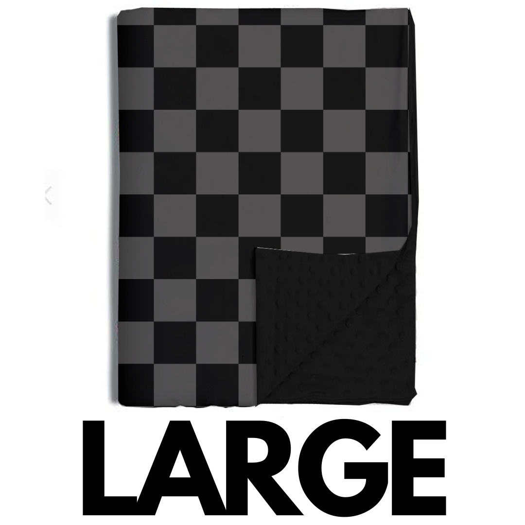 Stealth Checker Blankets / PREORDER: est shipping Nov 16 - Dec 9