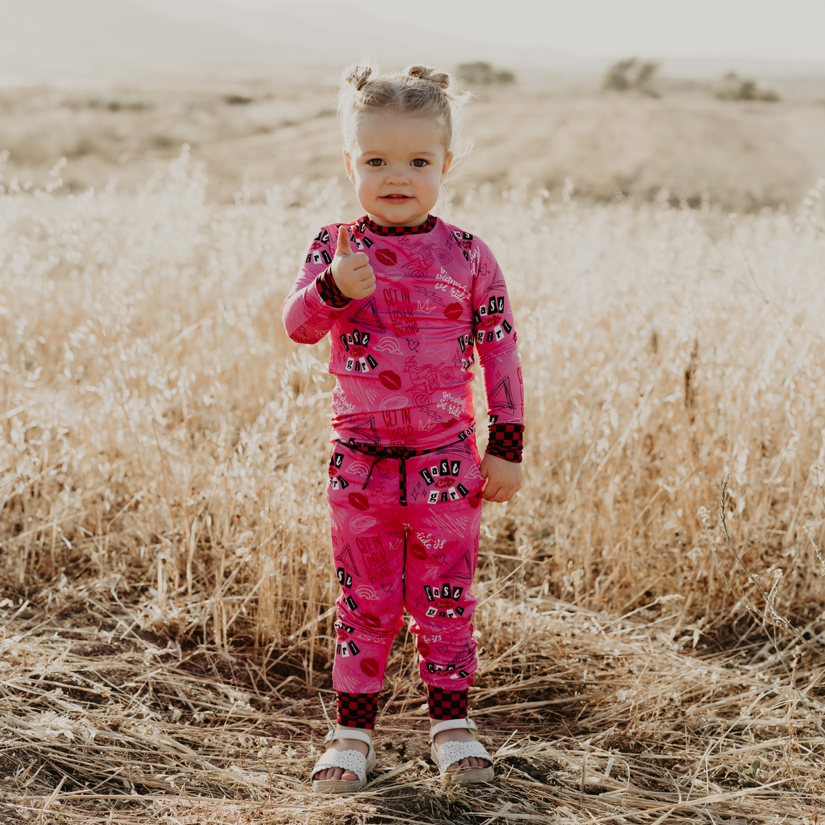 Fast Like A Girl 2 Piece Pajamas / PREORDER: est shipping Nov 16 - Dec 9