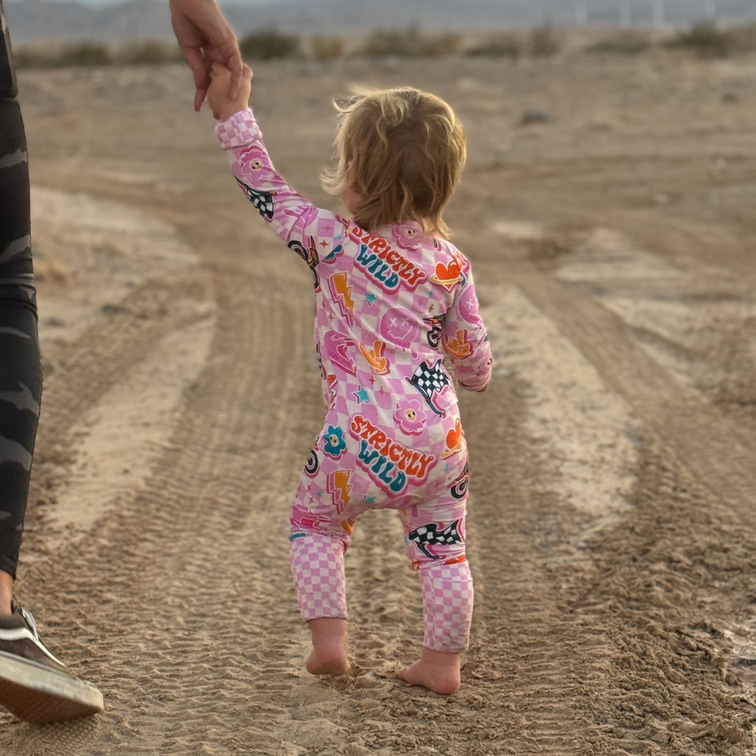 Groovy Zip Up Pajamas / PREORDER SHIPS FEB 2-9