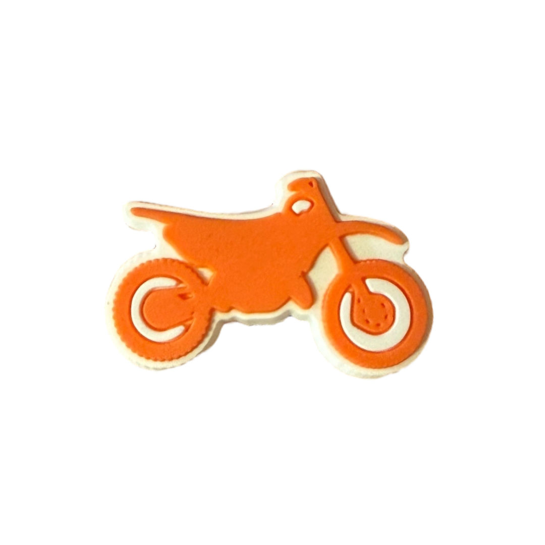 Dirt Bike Croc Charm