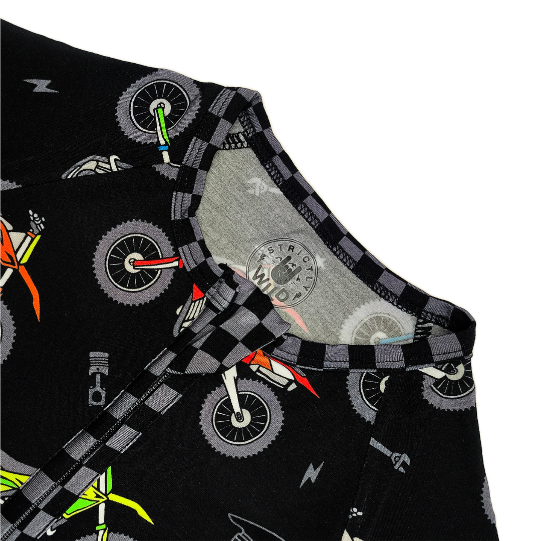 Bike Life Zip Up Pajamas / PREORDER SHIPS FEB 2-9