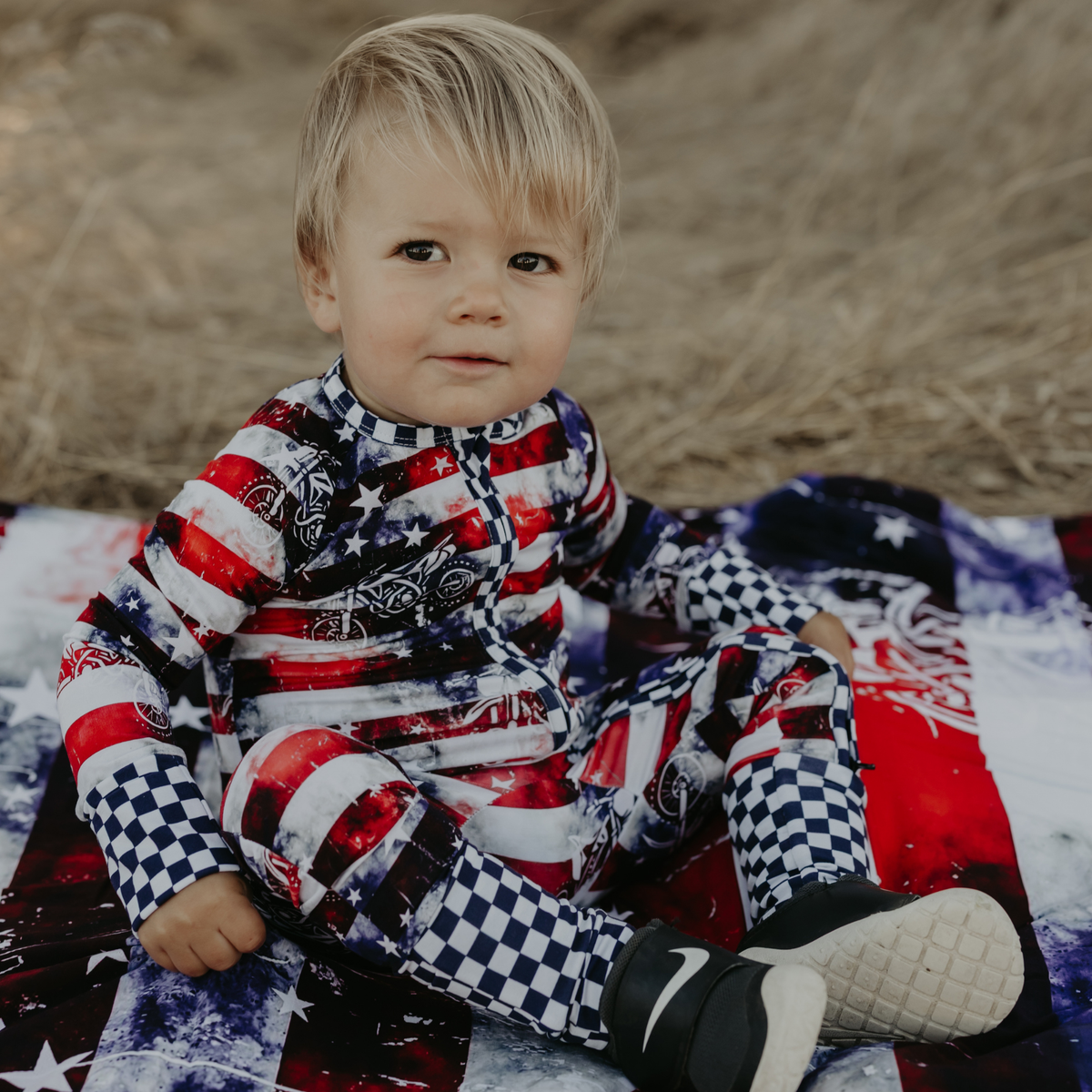 All American Ripper Zip Up Pajamas / PREORDER: shipping Nov 16 - Dec 9