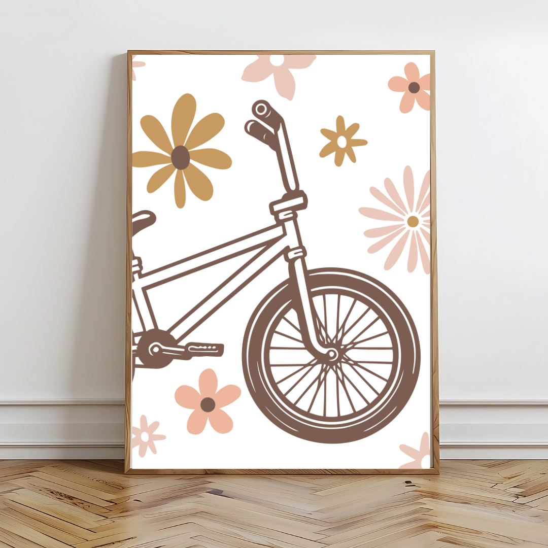 Bmx Girl Wall Prints - Digital Download