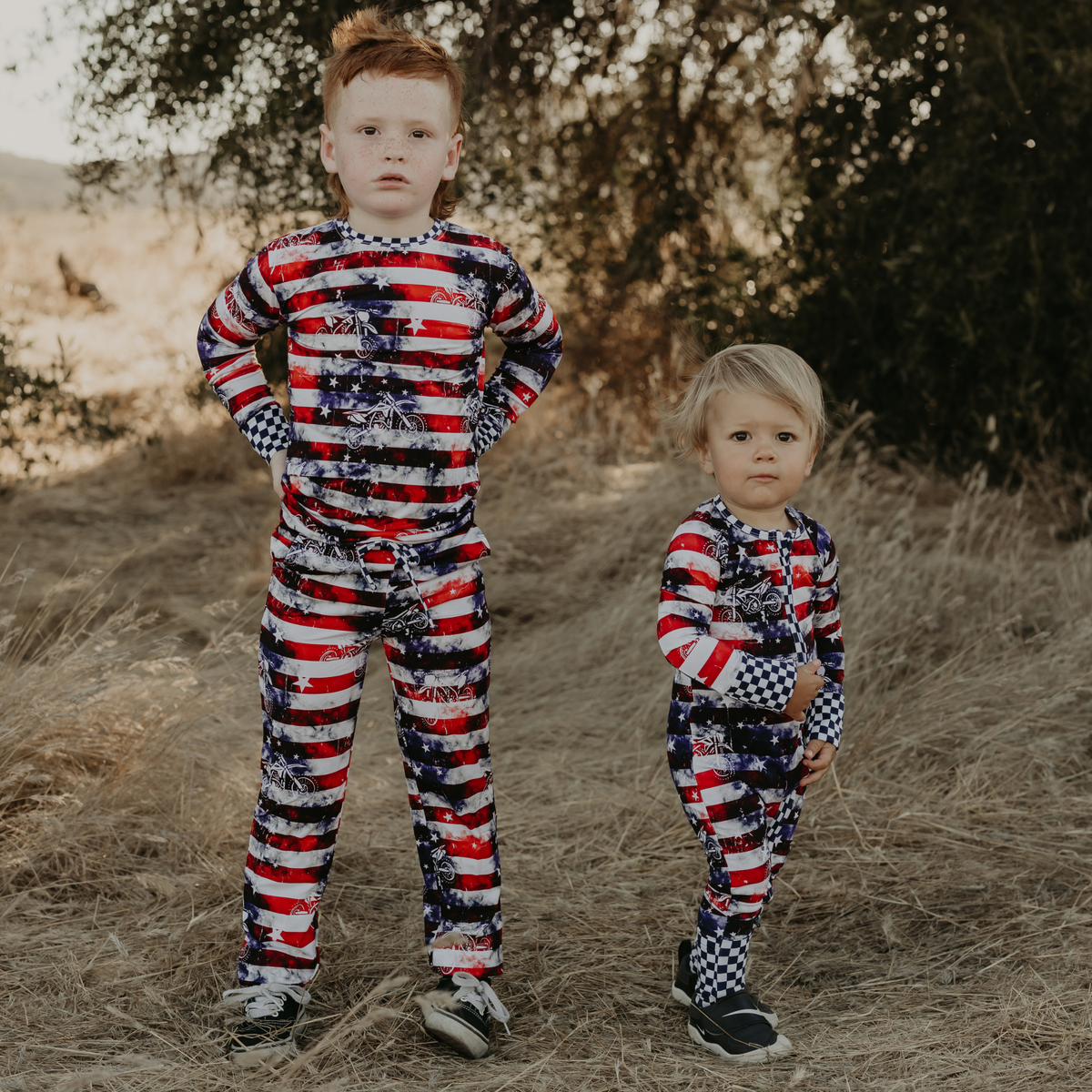 All American Ripper Zip Up Pajamas / PREORDER: shipping Nov 16 - Dec 9