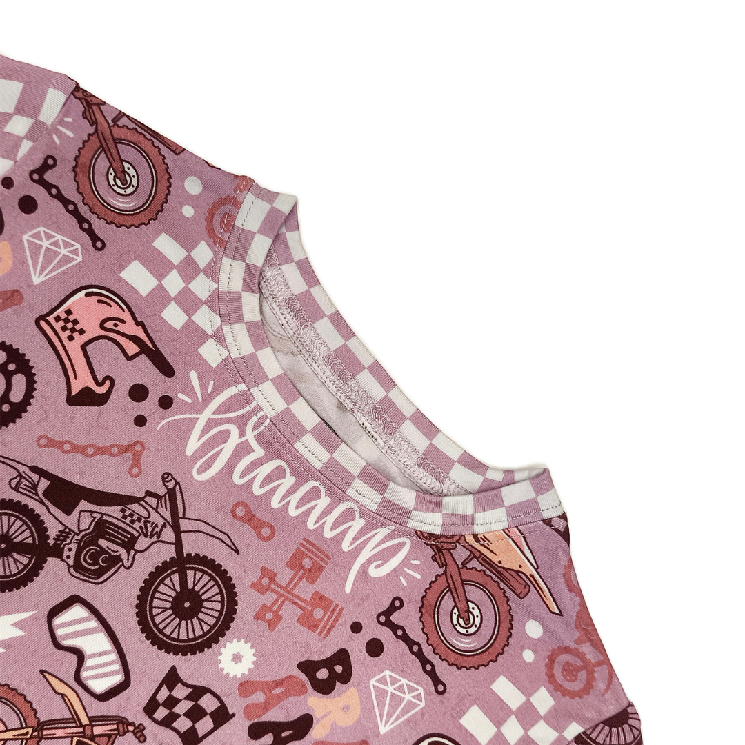 Braaap Like A Girl 2 Piece Pajamas / PREORDER ships Jan 12 - 16