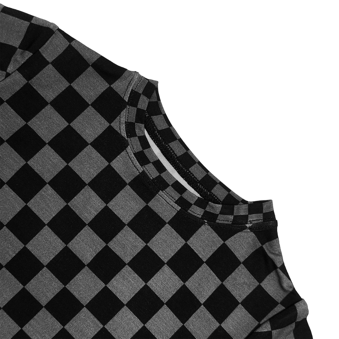Stealth Checker 2 Piece Pajamas / PREORDER: est shipping Nov 16 - Dec 9