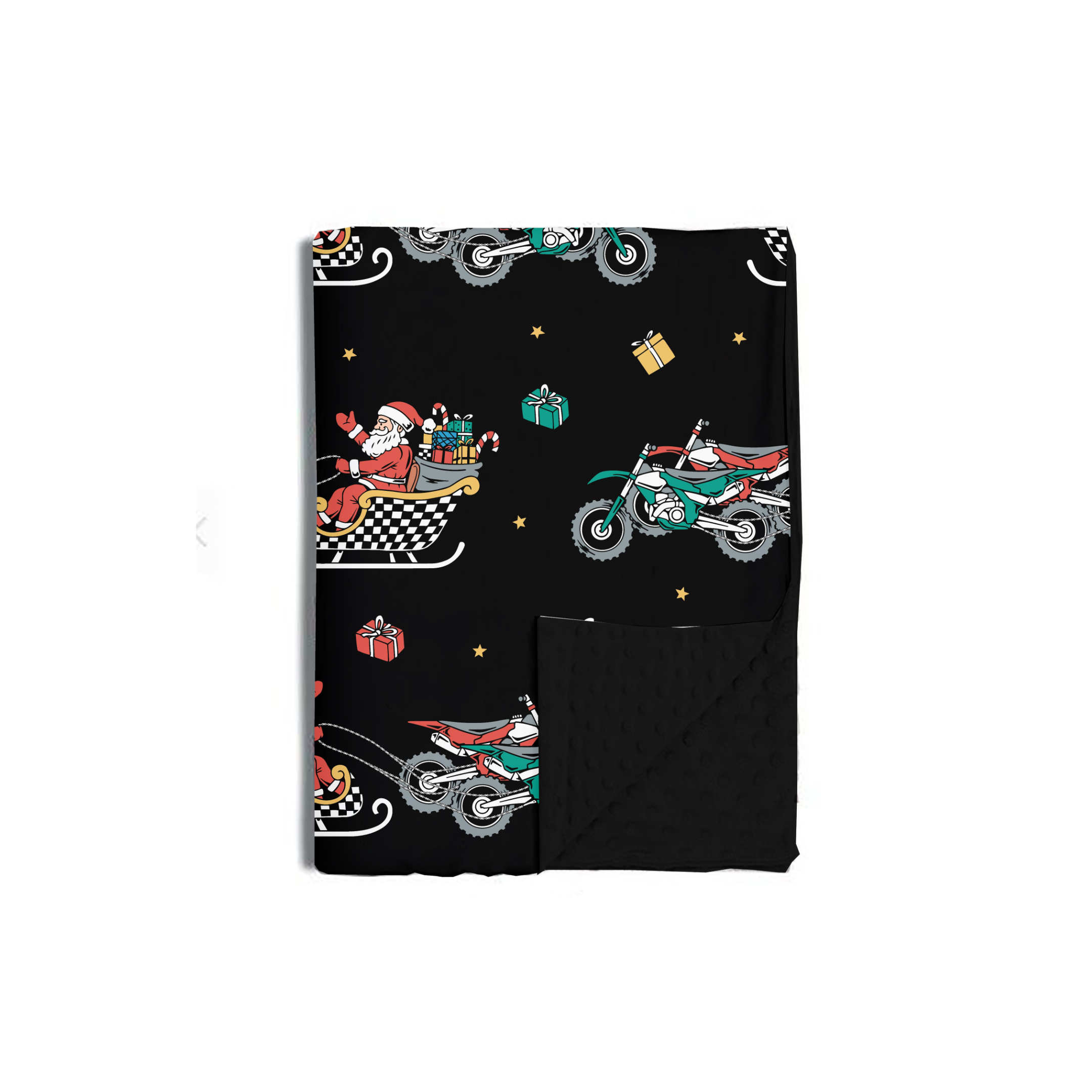 Santas Speedy Sleigh Blanket / Baby *PREORDER - SHIPPING OUT BETWEEN NOV 24 - DEC 6*