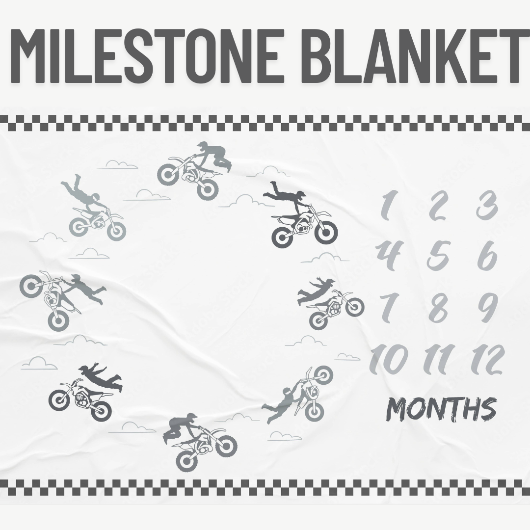 Flyin High Milestone Blanket