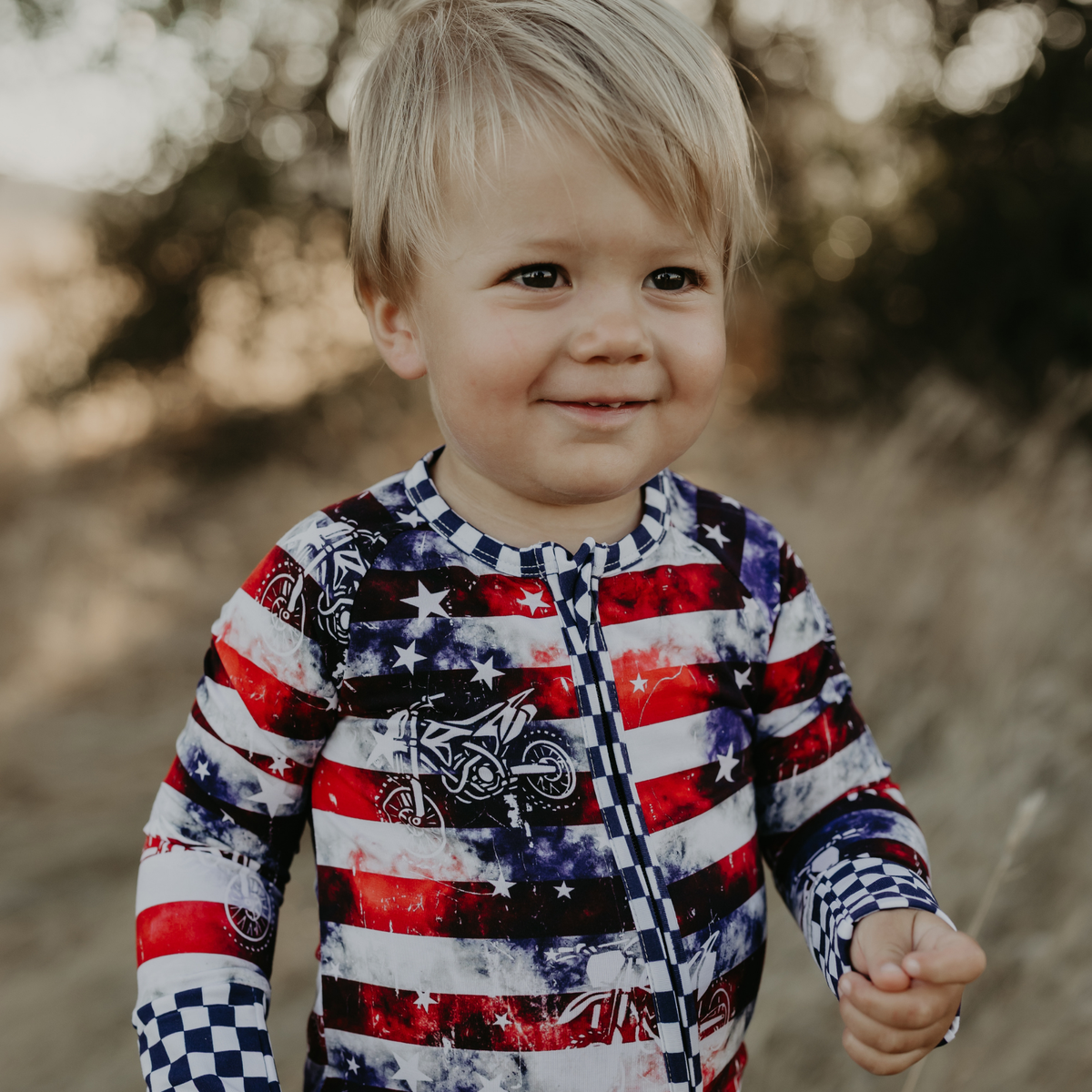 All American Ripper Zip Up Pajamas / PREORDER: shipping Nov 16 - Dec 9