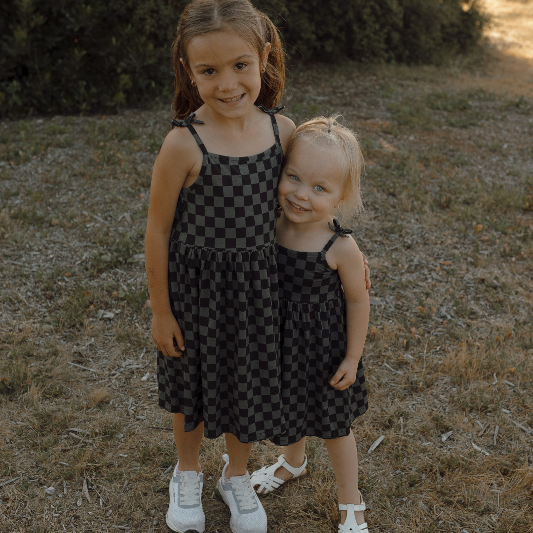 Stealth Checker Dress