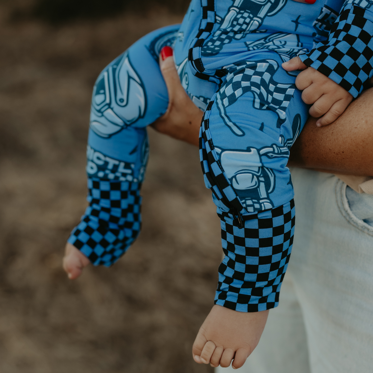Race Day Kit Zip Up Pajamas / PREORDER: shipping Nov 16 - Dec 9