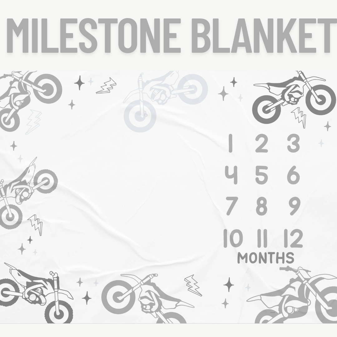 Moto Milestone Blanket