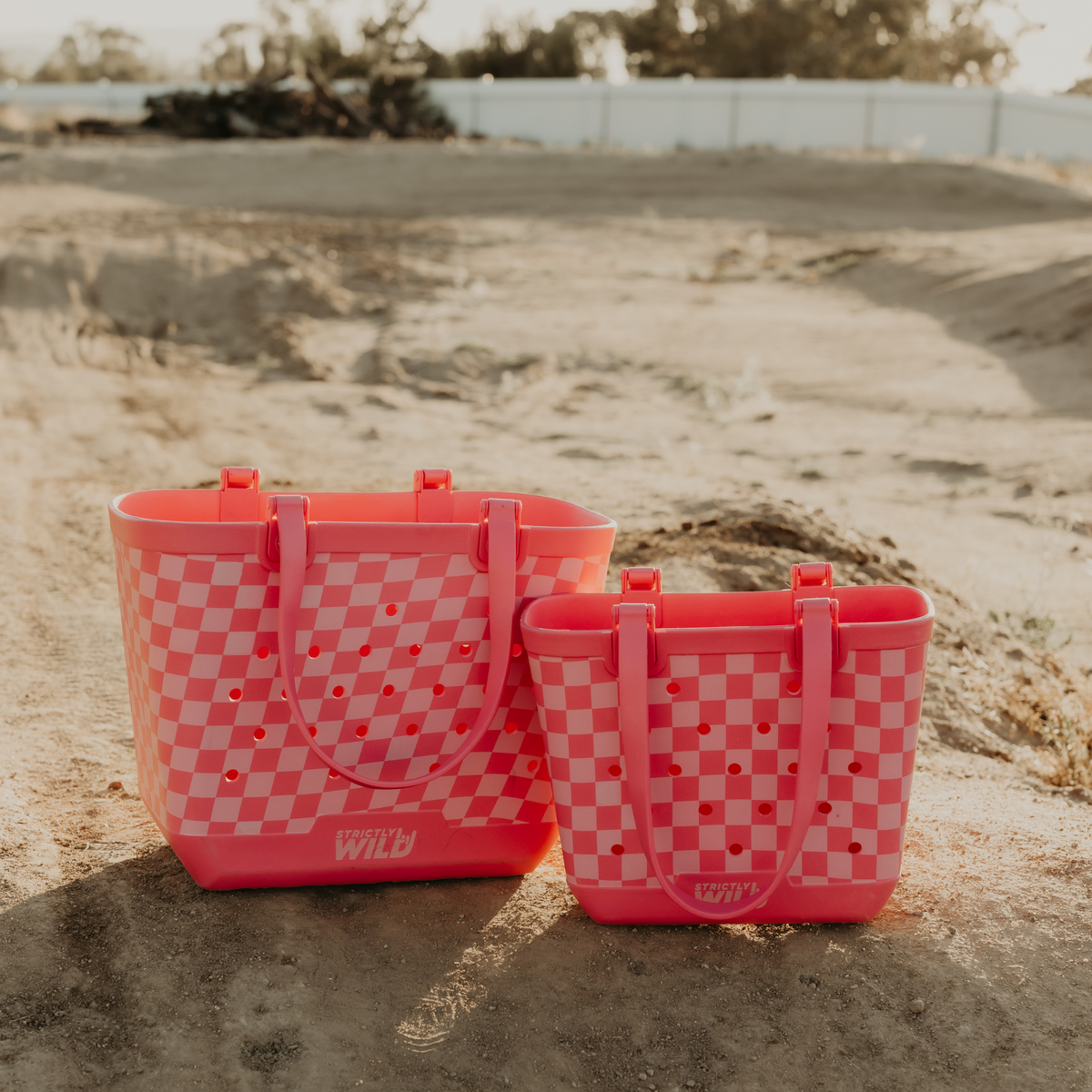 Speedy Pink Moto Totes