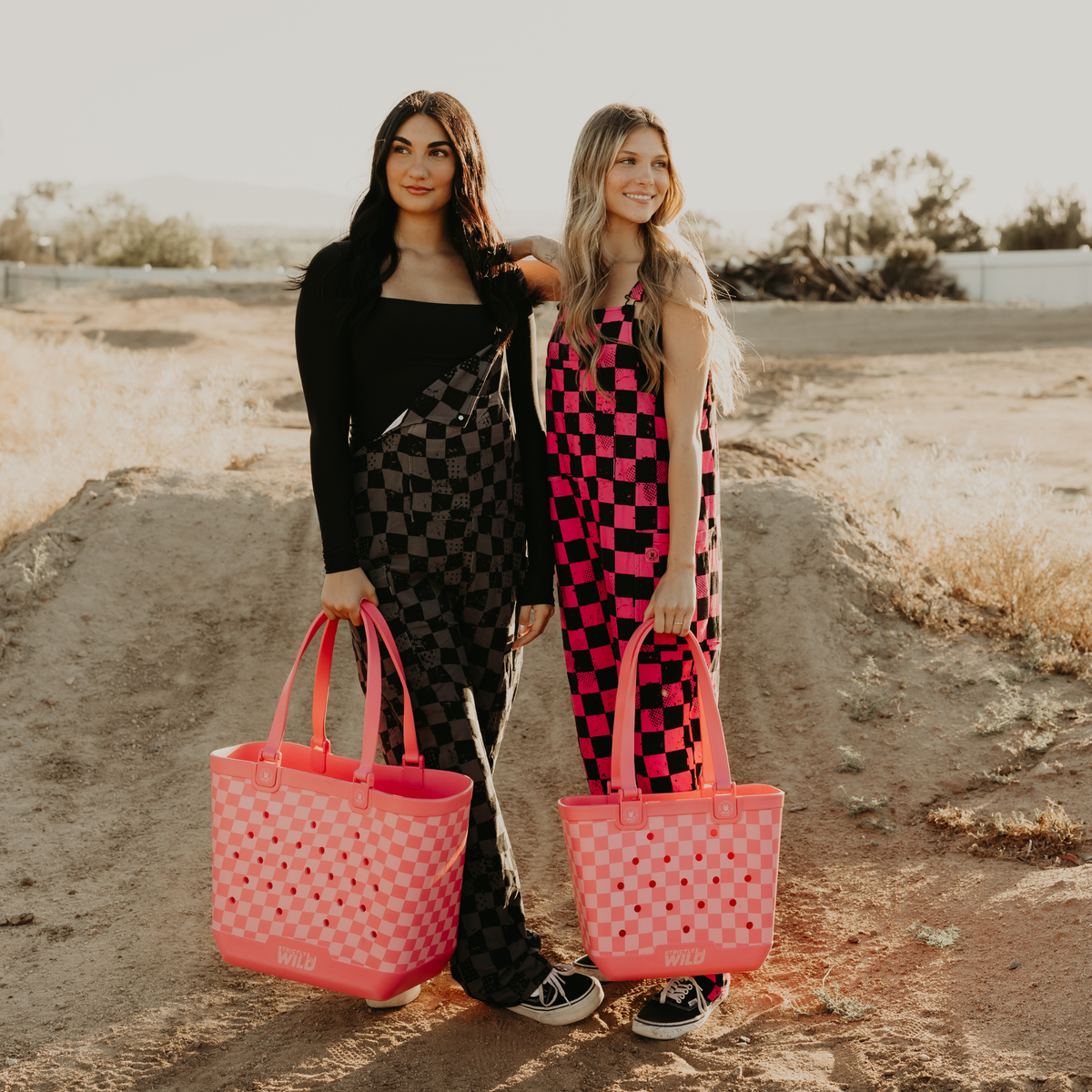 Speedy Pink Moto Totes