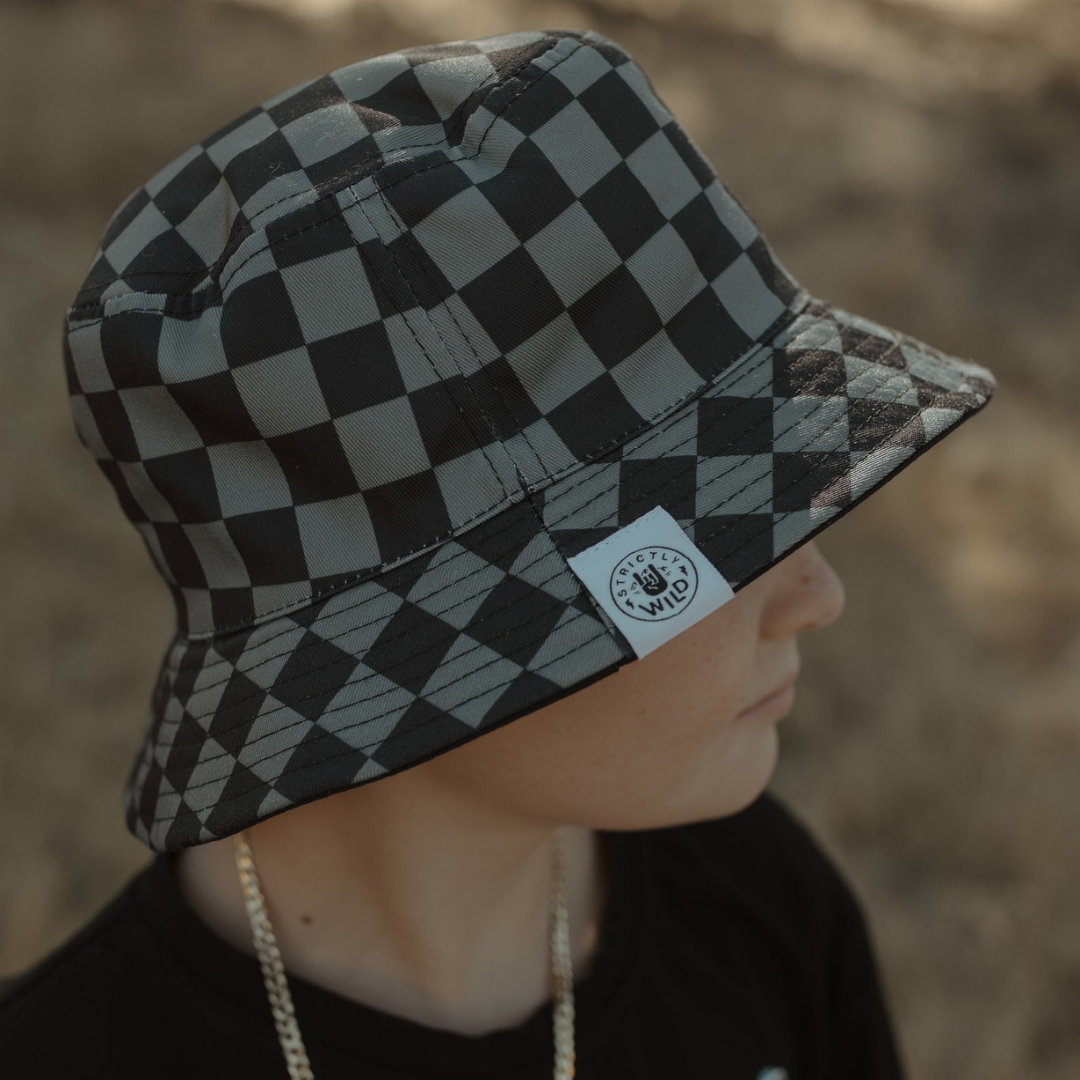 Stealth Checker Bucket Hat