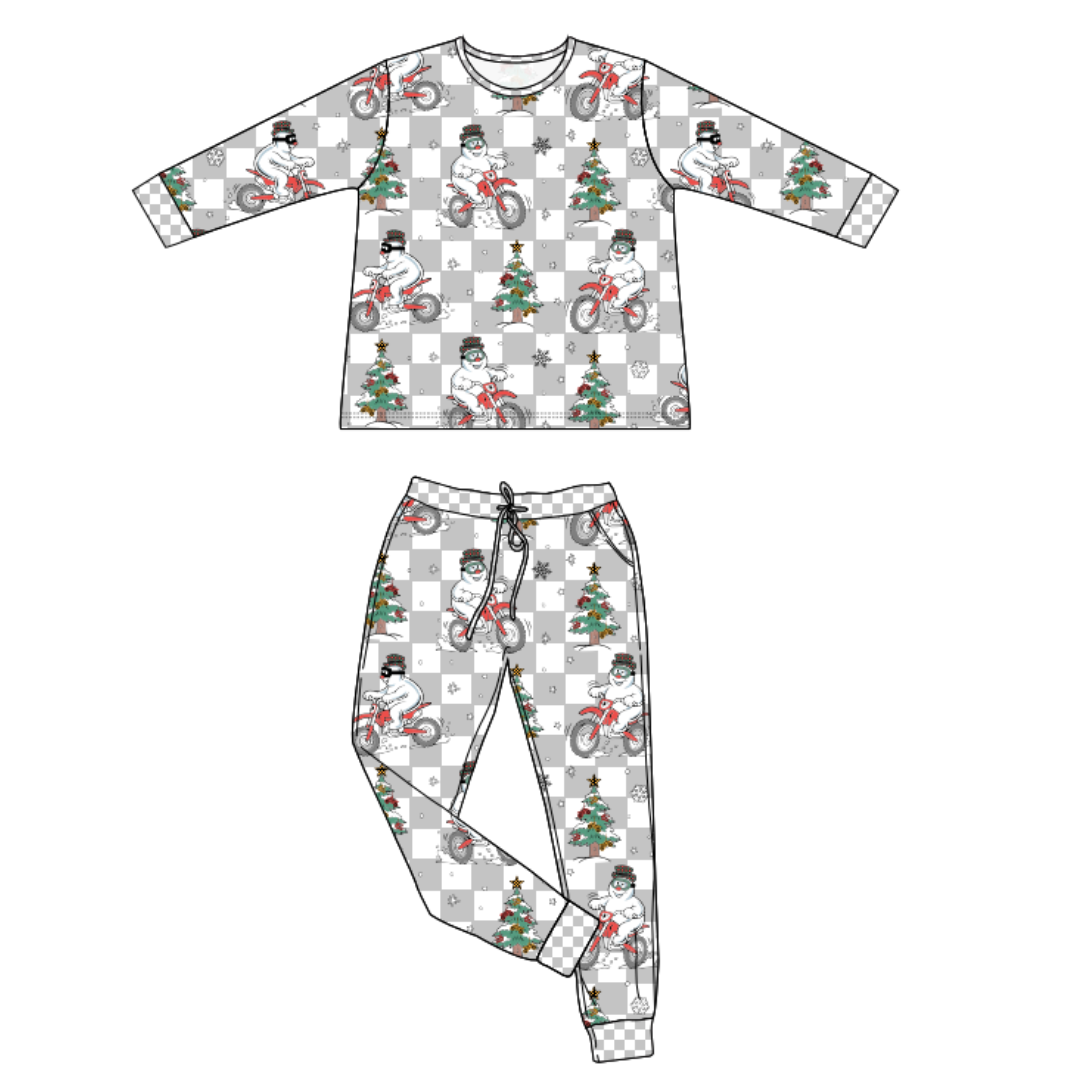 Full Throttle Frosty Toddler & Youth Pajamas / PREORDER shipping Oct 26 - Nov 9
