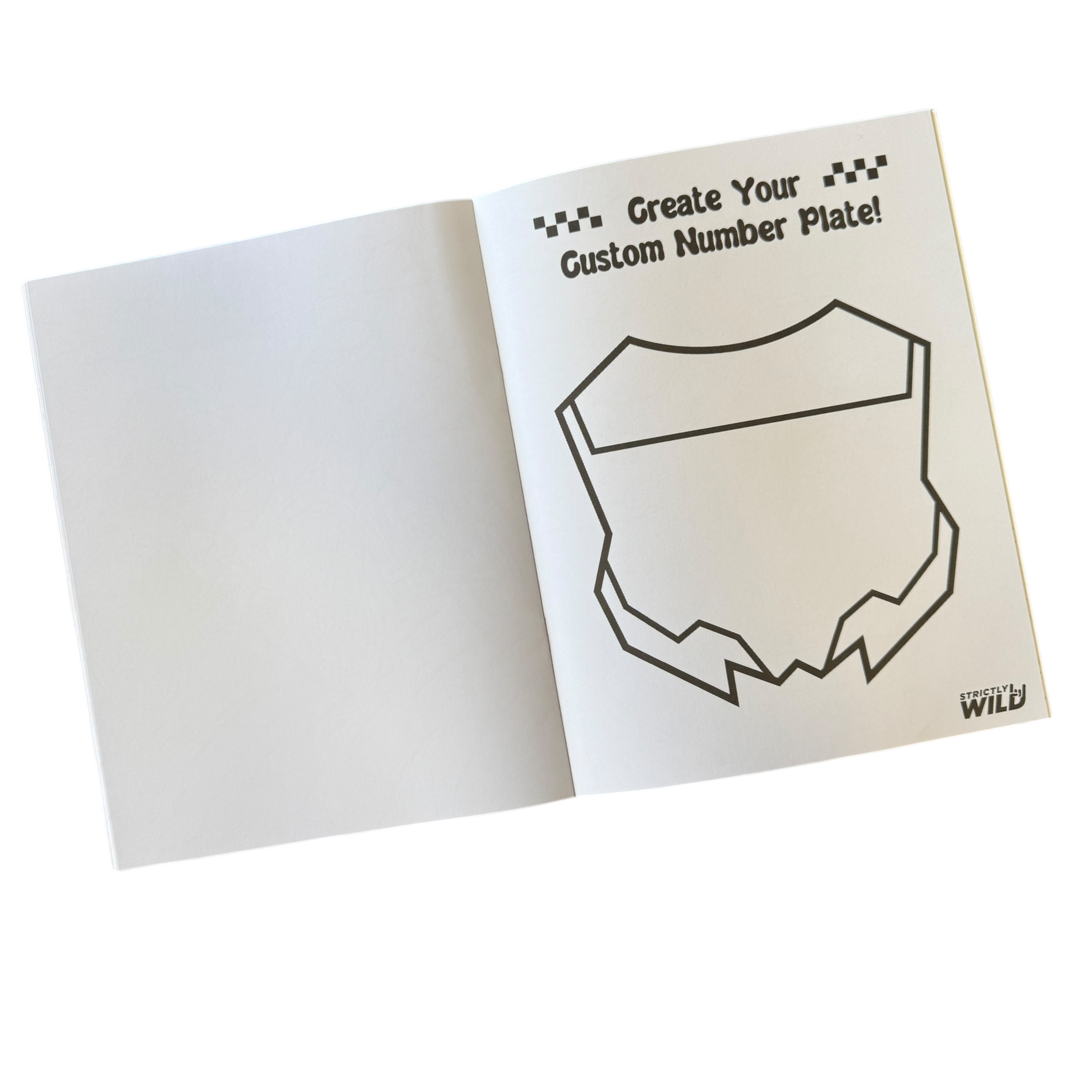 Dirt Bike Coloring Book