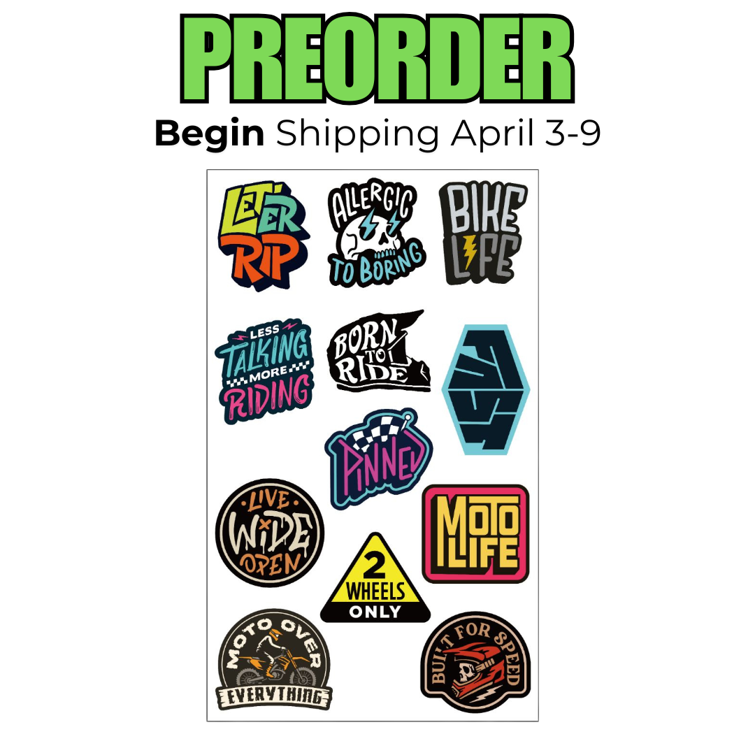 Let Er Rip Tattoo Sheet (PREORDER)