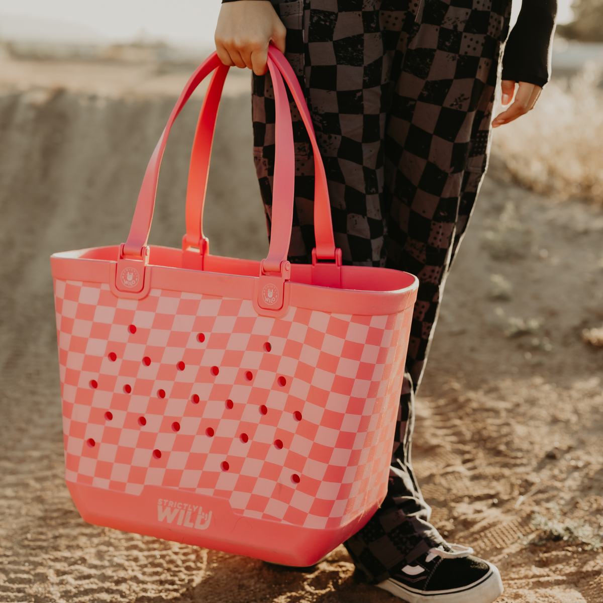 Speedy Pink Moto Totes